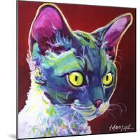 Cat - Devon Rex-Dawgart-Mounted Giclee Print