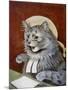 Cat Dressed as a Judge-Louis Wain-Mounted Photographic Print