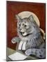 Cat Dressed as a Judge-Louis Wain-Mounted Photographic Print