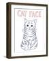 Cat Face-Kristine Hegre-Framed Giclee Print