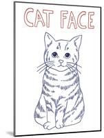 Cat Face-Kristine Hegre-Mounted Giclee Print