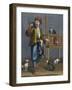 Cat Feeder-Jean Baptiste Vanmour-Framed Giclee Print