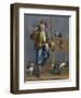 Cat Feeder-Jean Baptiste Vanmour-Framed Giclee Print