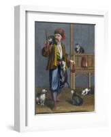 Cat Feeder-Jean Baptiste Vanmour-Framed Giclee Print