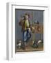 Cat Feeder-Jean Baptiste Vanmour-Framed Giclee Print