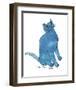 Cat From "25 Cats Named Sam and One Blue Pussy", c. 1954 (One Blue Pussy)-Andy Warhol-Framed Art Print