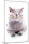 Cat - Funny Face-null-Mounted Standard Poster