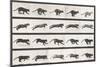 Cat Galloping-Eadweard Muybridge-Mounted Giclee Print