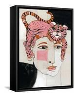 Cat Hair-Stacy Milrany-Framed Stretched Canvas