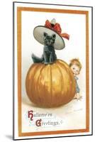 Cat Hat-Vintage Apple Collection-Mounted Giclee Print