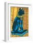 Cat-Headed Goddess Bastet-null-Framed Art Print