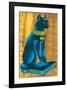 Cat-Headed Goddess Bastet-null-Framed Art Print