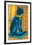 Cat-Headed Goddess Bastet-null-Framed Art Print