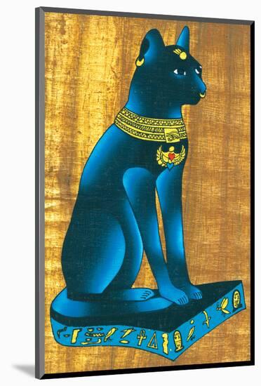 Cat-Headed Goddess Bastet-null-Mounted Art Print