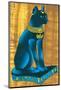 Cat-Headed Goddess Bastet-null-Mounted Art Print