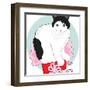 Cat in Box-mkoudis-Framed Art Print