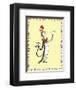 Cat in Hat Yellow Border Collection I - The Cat in the Hat (yellow bordered)-Theodor (Dr. Seuss) Geisel-Framed Art Print