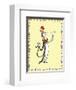 Cat in Hat Yellow Border Collection I - The Cat in the Hat (yellow bordered)-Theodor (Dr. Seuss) Geisel-Framed Art Print