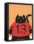 Cat in No 13-Artistan-Framed Stretched Canvas