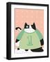 Cat in No 1-Artistan-Framed Photographic Print