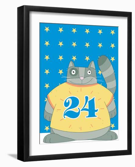 Cat in No 24-Artistan-Framed Photographic Print