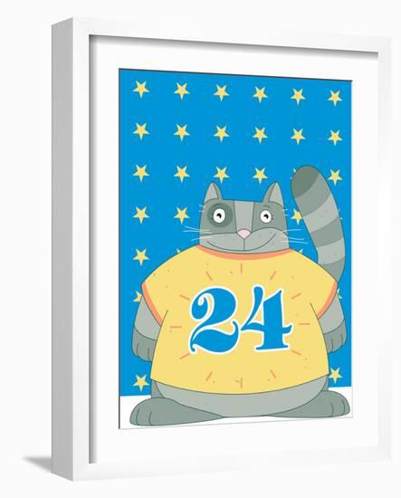 Cat in No 24-Artistan-Framed Photographic Print