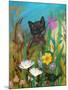 Cat in the Garden-Robin Maria-Mounted Art Print