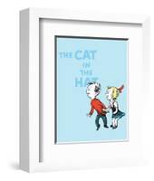 Cat in the Hat Blue Collection III - Sally & Her Brother (blue)-Theodor (Dr. Seuss) Geisel-Framed Art Print