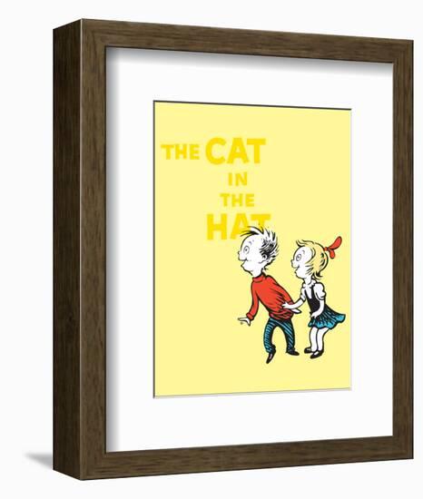 Cat in the Hat Yellow Collection III - Sally & Her Brother (yellow)-Theodor (Dr. Seuss) Geisel-Framed Art Print