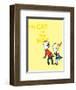 Cat in the Hat Yellow Collection III - Sally & Her Brother (yellow)-Theodor (Dr. Seuss) Geisel-Framed Art Print