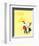 Cat in the Hat Yellow Collection III - Sally & Her Brother (yellow)-Theodor (Dr. Seuss) Geisel-Framed Art Print