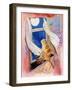 Cat in Window Halloween-sylvia pimental-Framed Art Print