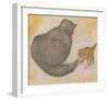 Cat & Kitten-Edward Burne-Jones-Framed Art Print