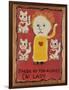 Cat Lady-Jennie Cooley-Framed Giclee Print