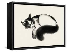 Cat Laze I-Grace Popp-Framed Stretched Canvas