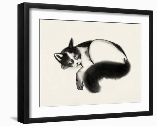 Cat Laze I-Grace Popp-Framed Art Print