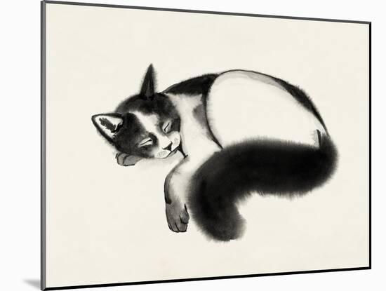 Cat Laze I-Grace Popp-Mounted Art Print