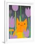 Cat Look 3-Artistan-Framed Art Print