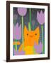 Cat Look 3-Artistan-Framed Art Print