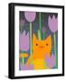 Cat Look 3-Artistan-Framed Art Print