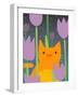 Cat Look 3-Artistan-Framed Art Print