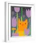 Cat Look 3-Artistan-Framed Art Print