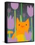 Cat Look 3-Artistan-Framed Stretched Canvas