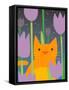 Cat Look 3-Artistan-Framed Stretched Canvas