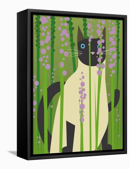 Cat Look 4-Artistan-Framed Stretched Canvas