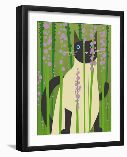 Cat Look 4-Artistan-Framed Art Print