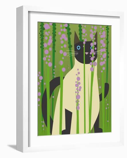 Cat Look 4-Artistan-Framed Art Print