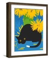 Cat Look 6-Artistan-Framed Art Print