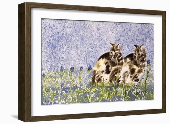 Cat Mint-Suzi Kennett-Framed Giclee Print