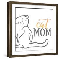 Cat Mom-Elizabeth Medley-Framed Art Print